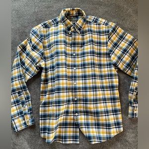 LL Bean Signature Series Flannel Shirt Men’s Large Slim Fit